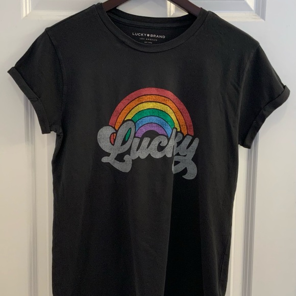 Lucky Brand Rainbow T-Shirt - NWT - Small - Picture 2 of 11